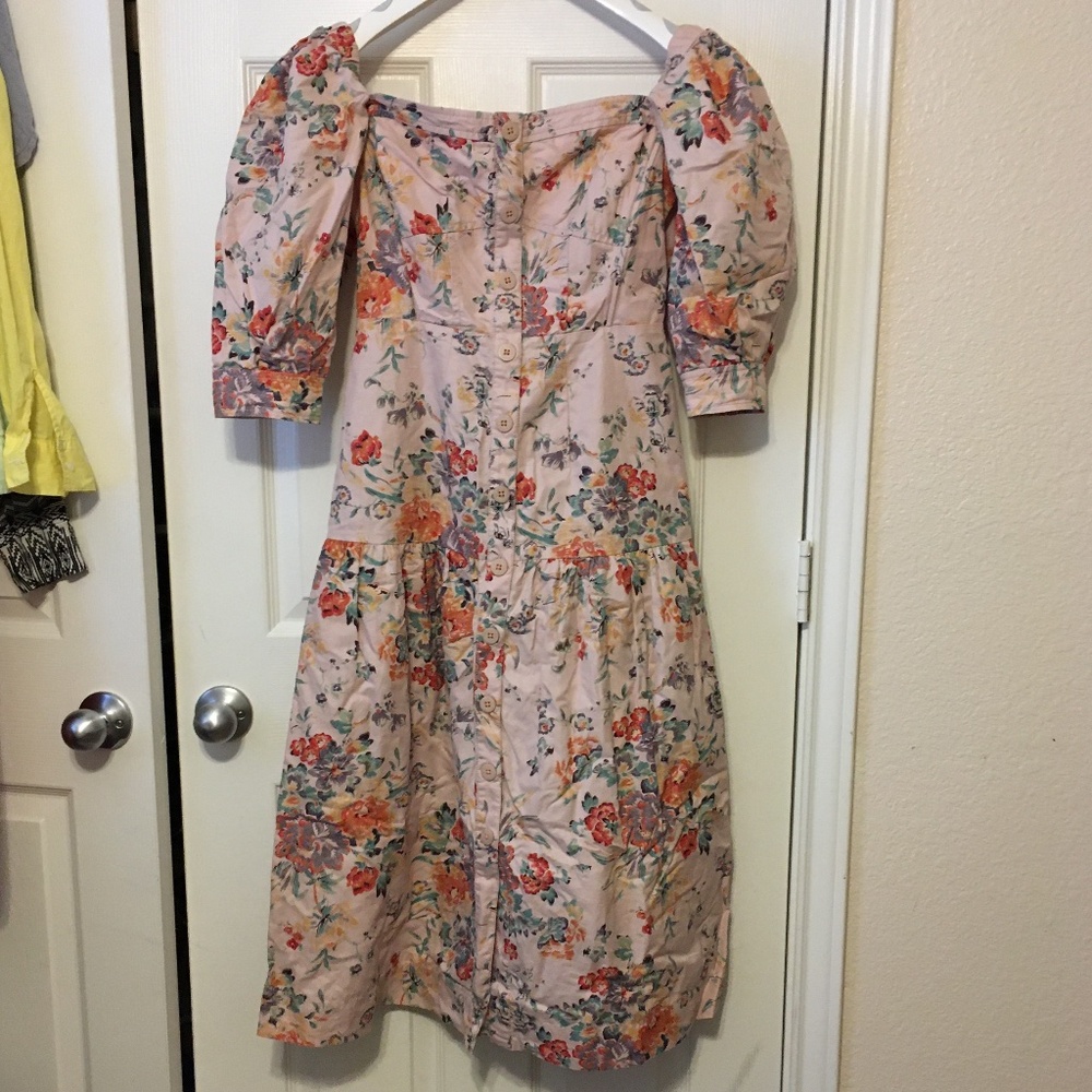 🎉HP!! Rebecca Taylor Floral Poplin Dress🎉